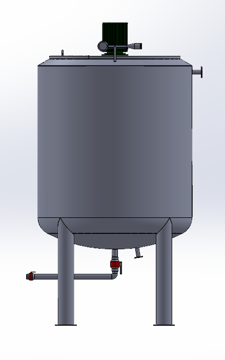 Ribbon Blender Mixer Alternate View